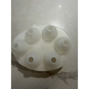 Jell-O Egg Jigglers Plastic Mold Easter 6 Cavity Gelatin Tool Vintage